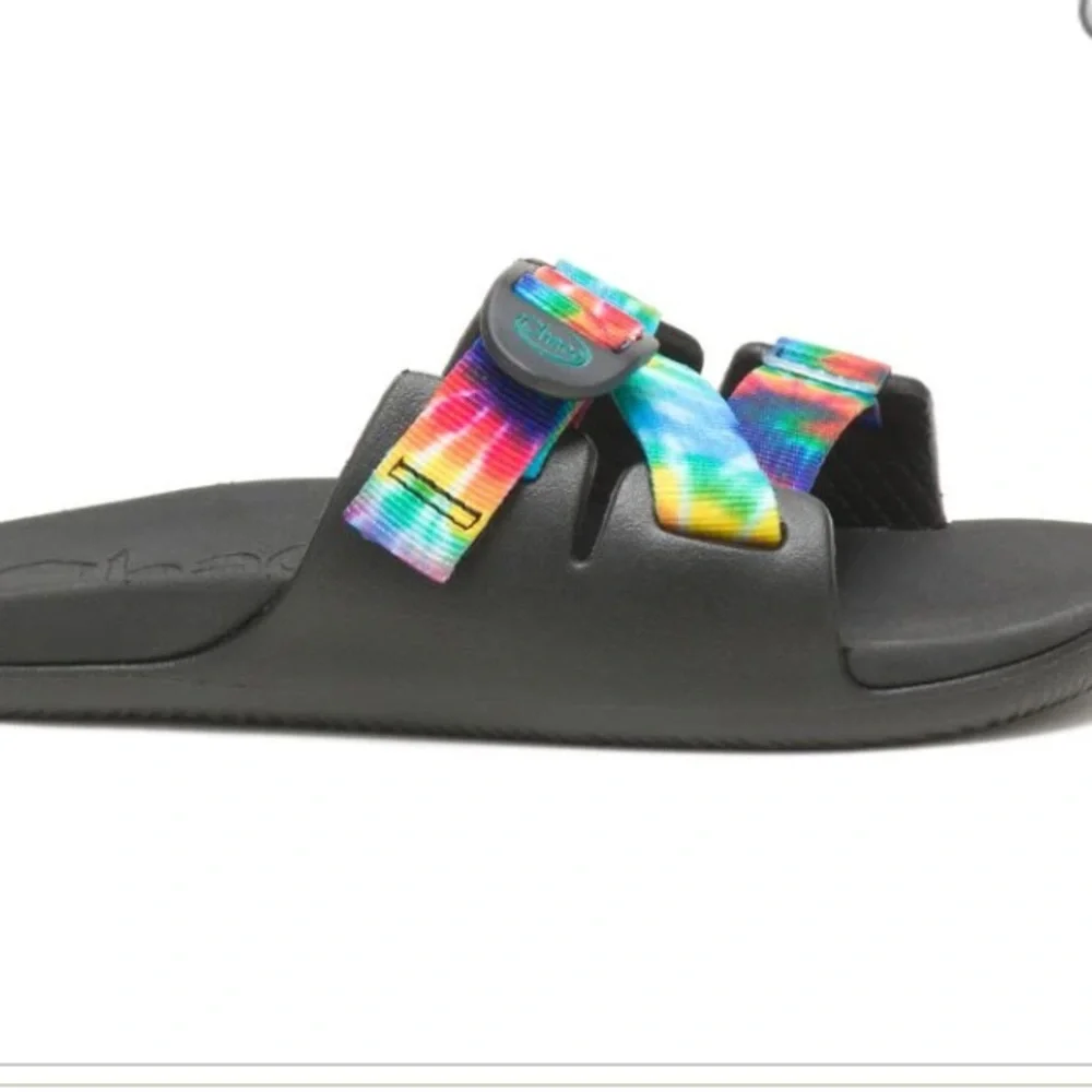 Chaco Chillos Slides for Kids NEW Dark Tie Dye Size 5